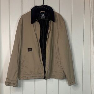 Lurking Class Tan Jacket with Black Corduroy Collar